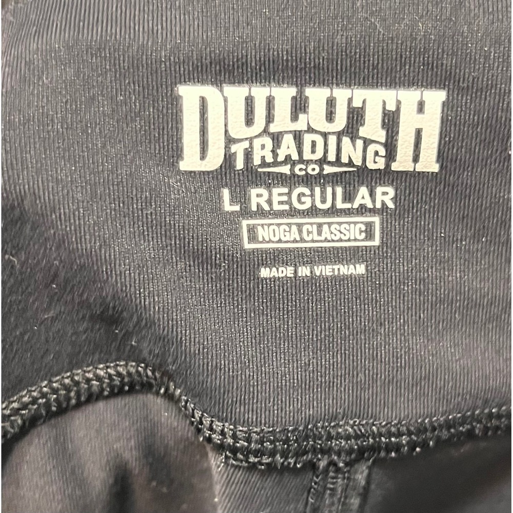 Duluth Trading Co Noga Classic Leggings Womens Large Regular Black Activewear - Picture 5 of 5